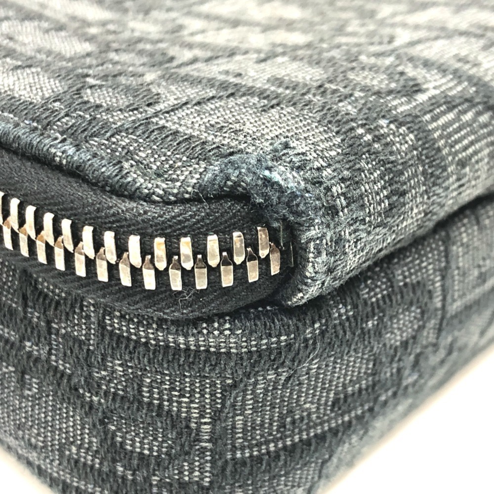 CHRISTIAN DIOR Blue Canvas Messenger Shoulder Bag - Picture 5 of 16